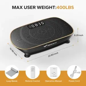MERACH Vibration Plate Whole Body Trainer