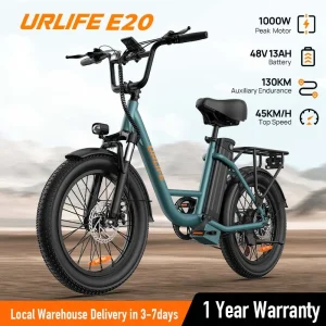 Powerful URLIFE Fat Tire E-Bike